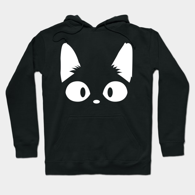 Black Cat Love Hoodie by WildHusky